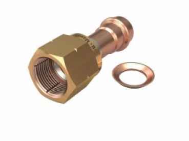 MaxiPro Bördeladapter Edelstahlkonus MPA5286G - 3/4""