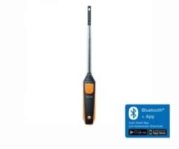 testo 410i Thermo-Flügelrad Anemometer mit Smartphone Bedienung