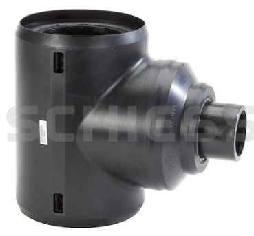 COOL-FIT 4.0 T90° reduziert ISOL PE100 SDR11 D225/D110