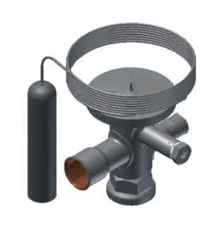 Danfoss Ventilkörper R404A/R507 TCAE B Löt 16mm MOP-20C 068U4322