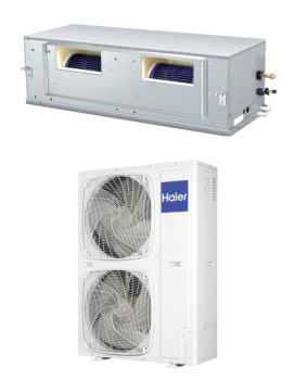HAIER KANALEINBAUGERÄT mit HOHER PRESSUNG Set - ADH160H1ERG + 1U160S2SP1FB - 15,0 kW