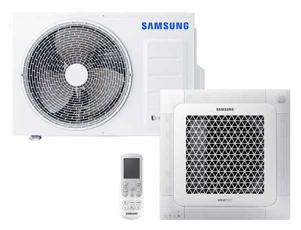 BAC 4-Wege Kassette Wind-Free Set Kühlen 2.6 kW | Heizen 3.4 kW AC026RNNDK IR