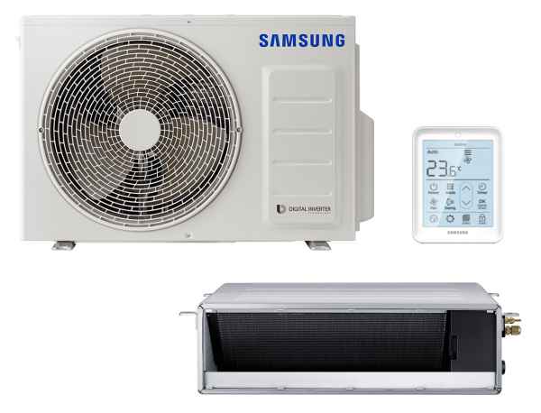 SAMSUNG BAC Kanaleinbaugerät Set Kühlen 3.5 kW | Heizen 4.0 kW AC035RNMDK SH11N SAMSUNG BAC Kanaleinbaugerät Set Kühlen 3.5 kW | Heizen 4.0 kW AC035RNMDK SH11N