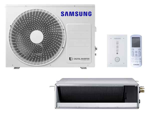 SAMSUNG BAC Kanaleinbaugerät Set Kühlen 5.0 kW | Heizen 6.0 kW AC052RNMDK IR SAMSUNG BAC Kanaleinbaugerät Set Kühlen 5.0 kW | Heizen 6.0 kW AC052RNMDK IR