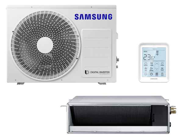 SAMSUNG BAC Kanaleinbaugerät Set Kühlen 5.0 kW | Heizen 6.0 kW AC052RNMDK SH11N SAMSUNG BAC Kanaleinbaugerät Set Kühlen 5.0 kW | Heizen 6.0 kW AC052RNMDK SH11N