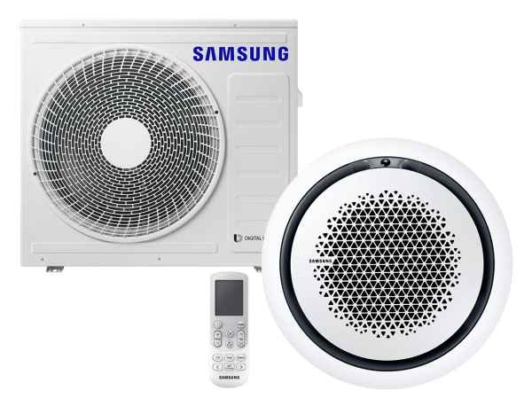 SAMSUNG BAC Deckenkassette Set Kühlen 7.1 kW | Heizen 8.0 kW AC071RN4PK IR rund SAMSUNG BAC Deckenkassette Set Kühlen 7.1 kW | Heizen 8.0 kW AC071RN4PK IR rund