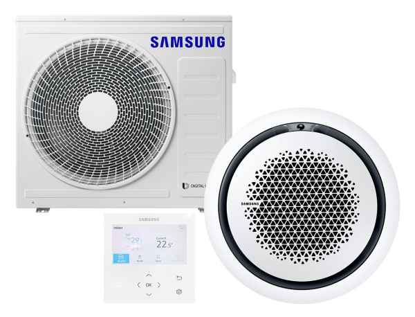 SAMSUNG BAC Deckenkassette Set Kühlen 7.1 kW | Heizen 8.0 kW AC071RN4PK KB rund SAMSUNG BAC Deckenkassette Set Kühlen 7.1 kW | Heizen 8.0 kW AC071RN4PK KB rund