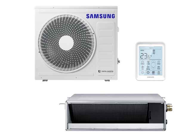SAMSUNG BAC Kanaleinbaugerät Set Kühlen 7.1 kW | Heizen 8.0 kW AC071RNMDK SH11N SAMSUNG BAC Kanaleinbaugerät Set Kühlen 7.1 kW | Heizen 8.0 kW AC071RNMDK SH11N