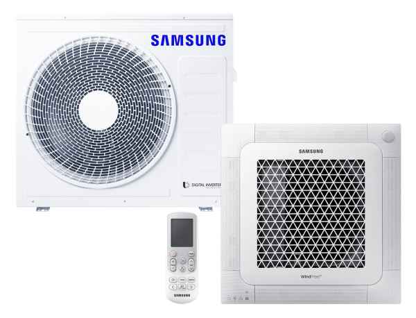 SAMSUNG BAC 4-Wege Kassette Wind-Free Set Kühlen 6.8 kW | Heizen 7.5 kW AC071RNNDK IR SAMSUNG BAC 4-Wege Kassette Wind-Free Set Kühlen 6.8 kW | Heizen 7.5 kW AC071RNNDK IR