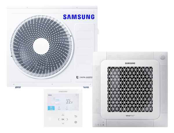 SAMSUNG BAC 4-Wege Kassette Wind-Free Set Kühlen 6.8 kW | Heizen 7.5 kW AC071RNNDK KB SAMSUNG BAC 4-Wege Kassette Wind-Free Set Kühlen 6.8 kW | Heizen 7.5 kW AC071RNNDK KB