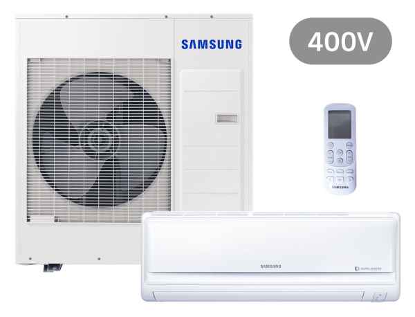 SAMSUNG BAC REGULAR Wandg. Set Kühlen 9.5 kW | Heizen 10.8 kW AC100RNTDK IR + 400 V SAMSUNG BAC REGULAR Wandg. Set Kühlen 9.5 kW | Heizen 10.8 kW AC100RNTDK IR + 400 V