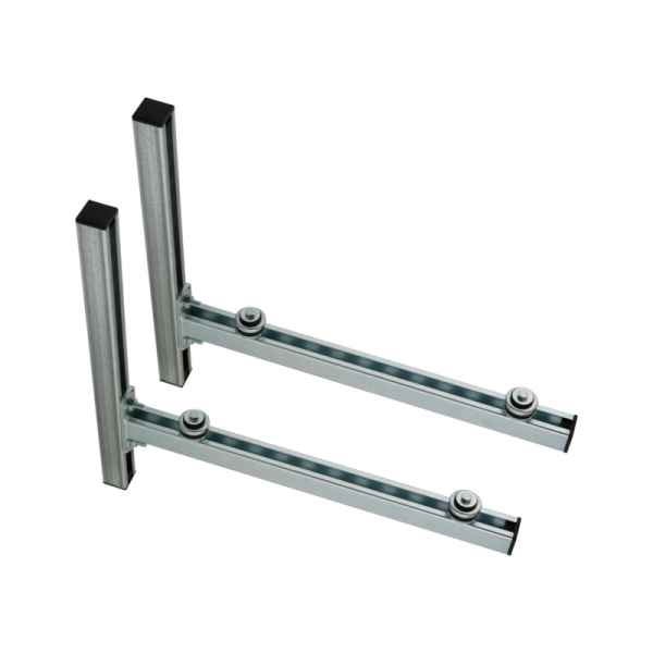 Konsolen KIT-Verzinkt 38X40X520MM MIT DÄMPFER M8 Konsolen KIT-Verzinkt 38X40X520MM MIT DÄMPFER M8