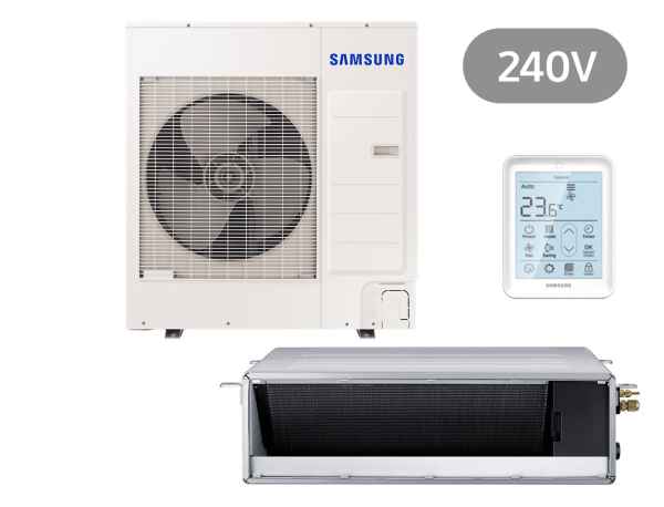SAMSUNG BAC Kanaleinbaugerät Set Kühlen 13.4 kW | Heizen 15.5 kW AC140RNMDK SH10N 240V SAMSUNG BAC Kanaleinbaugerät Set Kühlen 13.4 kW | Heizen 15.5 kW AC140RNMDK SH10N 240V
