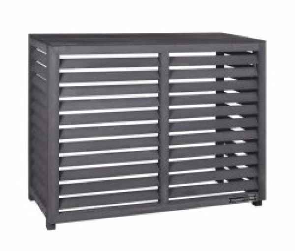 WPC Schutzgehäuse für Ausseneinheiten S 1050x495x830 mm, Anthrazit WPC Schutzgehäuse für Ausseneinheiten S 1050x495x830 mm, Anthrazit