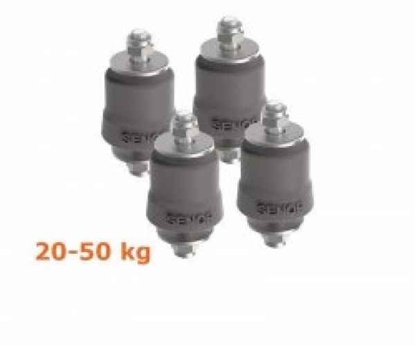 SENOR Vibrationsdämpferset für Minisplit 20-50 kg, SE-BF25 SENOR Vibrationsdämpferset für Minisplit 20-50 kg, SE-BF25