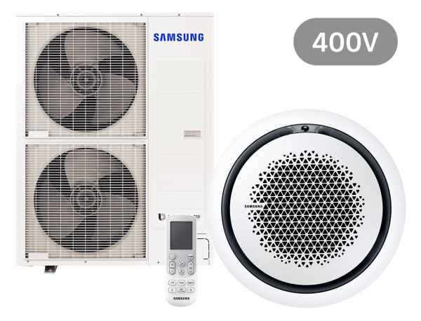 SAMSUNG BAC Deckenkassette Set Kühlen 13.4 kW | Heizen 15.5 kW AC140RN4PK IR 400 V rund SAMSUNG BAC Deckenkassette Set Kühlen 13.4 kW | Heizen 15.5 kW AC140RN4PK IR 400 V rund