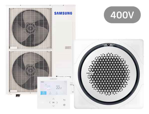 SAMSUNG BAC Deckenkassette Set Kühlen 13.4 kW | Heizen 15.5 kW AC140RN4PK KB 400 V eckig SAMSUNG BAC Deckenkassette Set Kühlen 13.4 kW | Heizen 15.5 kW AC140RN4PK KB 400 V eckig