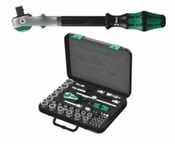 Wera Zyklop Speed-Knarrensatz, 3/8""-Antrieb, metrisch, 43 tlg Wera Zyklop Speed-Knarrensatz, 3/8""-Antrieb, metrisch, 43 tlg