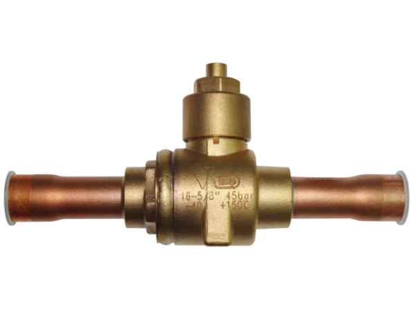 Parker Kugelabsperrventil mit Schrader BV76MMSV 76mm Löt