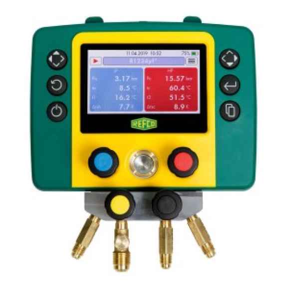 Refco elektronische Monteurhilfe 4-Wege REFMATE-4 + Schlauchset im Koffer Refco elektronische Monteurhilfe 4-Wege REFMATE-4 + Schlauchset im Koffer