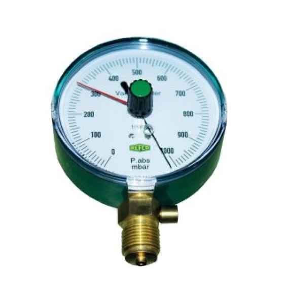 Refco Vakuummeter 19801 100mm mit Sicherheitsventil Refco Vakuummeter 19801 100mm mit Sicherheitsventil
