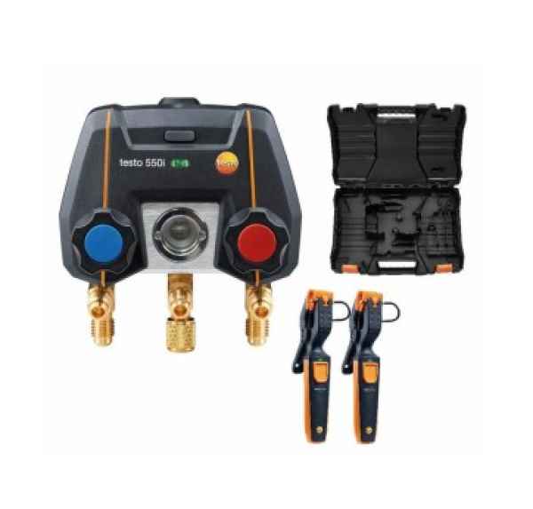 Testo digitale 2 Wege Monteurhilfe 550i Smart Set im Koffer App steuerbar Testo digitale 2 Wege Monteurhilfe 550i Smart Set im Koffer App steuerbar