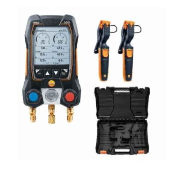 Testo digitale 2 Wege Monteurhilfe 550s Smart Set im Koffer App steuerbar Testo digitale 2 Wege Monteurhilfe 550s Smart Set im Koffer App steuerbar