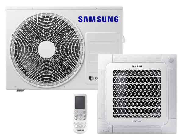 SAMSUNG BAC 4-Wege Kassette Wind-Free Set Kühlen 5.0 kW | Heizen 5.5 kW AC052RNNDK IR SAMSUNG BAC 4-Wege Kassette Wind-Free Set Kühlen 5.0 kW | Heizen 5.5 kW AC052RNNDK IR