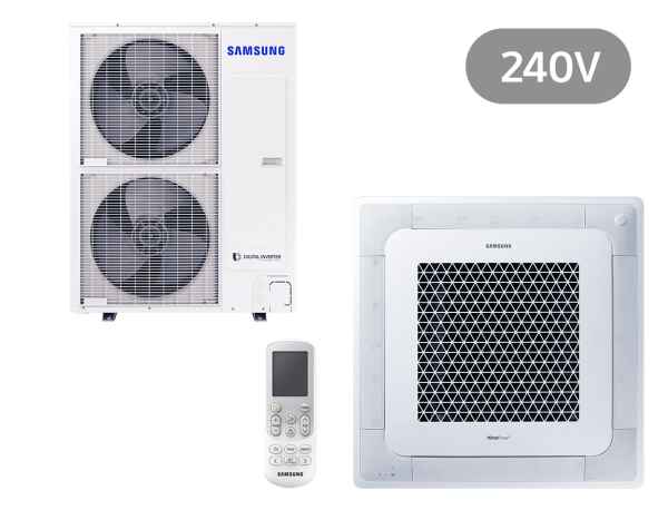 SAMSUNG BAC Deckenkassette Wind-Free Set Kühlen 13.4 kW | Heizen 15.5 kW AC140RN4DK IR SAMSUNG BAC Deckenkassette Wind-Free Set Kühlen 13.4 kW | Heizen 15.5 kW AC140RN4DK IR