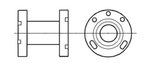 Alco Adapter für OM3/OM4/OW4 OM0-CUA 3 + 4 Loch Flansch Alco Adapter für OM3/OM4/OW4 OM0-CUA 3 + 4 Loch Flansch