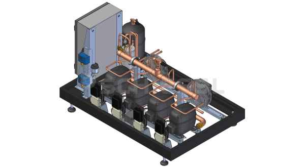 Rivacold Verbundsatz mit Schaltkasten C4NMC15Y0R02-04 o.Verflüssiger m.OA+DT