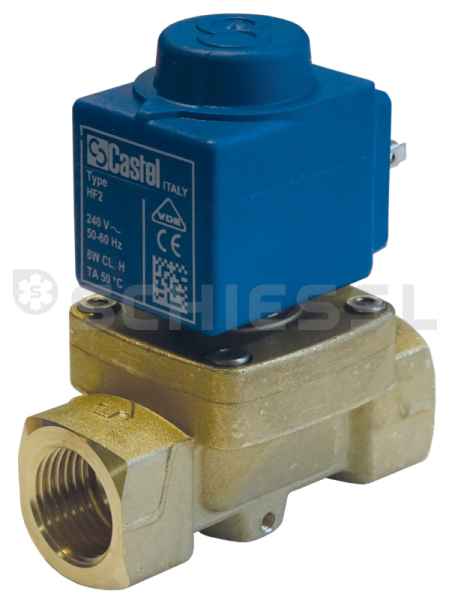 Castel Magnetventil m.Spule HF2 230V 1132/08A6 G1" -Wasser-(o.Stecker)