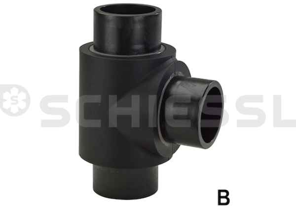 COOL-FIT 2.0 T90° egal ISOL PE100 SDR11 PN16 D140/D200 COOL-FIT 2.0 T90° egal ISOL PE100 SDR11 PN16 D140/D200
