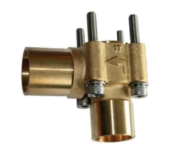 Danfoss Ventilunterteil Winkel TE12 / TE20 Löt 22x28mm 067B4017 Danfoss Ventilunterteil Winkel TE12 / TE20 Löt 22x28mm 067B4017