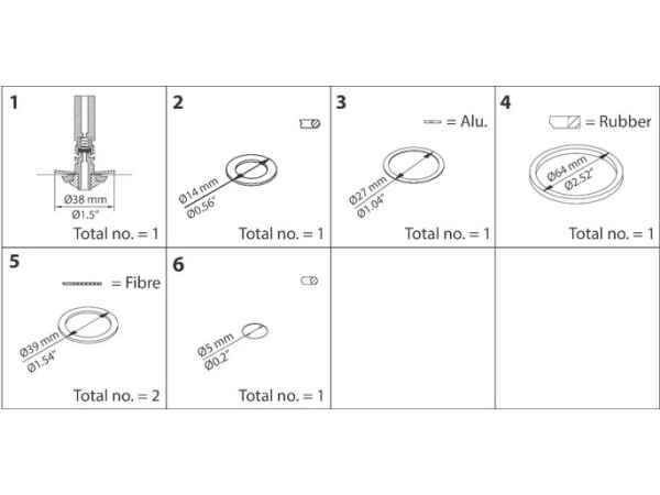 Danfoss Reparatur Kit f. EVRAT/EVRST 20 032F2345