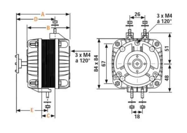Glems Ventilatormotor GT11-A/E-5 Glems Ventilatormotor GT11-A/E-5