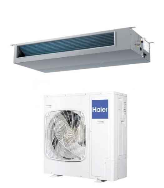 Haier KANALEINBAUGERÄT MITTLERE PRESSUNG Set AD125S2SM8FA(H) + 1U125S2SN2FB - 12,4 kW Haier KANALEINBAUGERÄT MITTLERE PRESSUNG Set AD125S2SM8FA(H) + 1U125S2SN2FB - 12,4 kW
