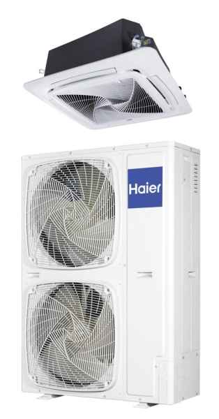 Haier Deckenkassette Round Flow Set ABH140K1ERG(H) + 1U140S2SP2FB - 13,6 kW Haier Deckenkassette Round Flow Set ABH140K1ERG(H) + 1U140S2SP2FB - 13,6 kW