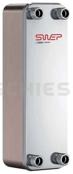 SWEP Doppelwand-Plattenwärmetauscher B16DWX058/1P-SC-M 4x22U Stehbolzen